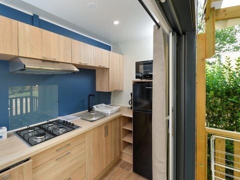 MOBILHOME 4 personnes - Mobil-home Camelot Premium 32m² (2 chambres) + grande terrasse couverte/ Zone piétonne 4 pers