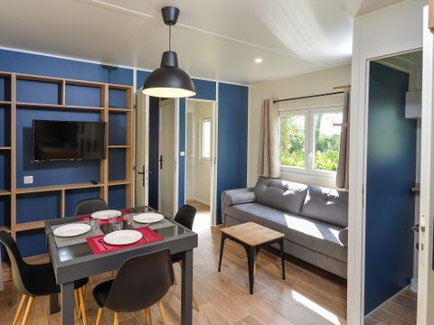 MOBILHOME 4 personnes - Mobil-home Camelot Premium 32m² (2 chambres) + grande terrasse couverte/ Zone piétonne 4 pers