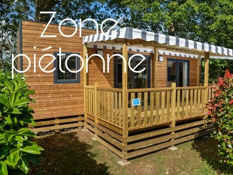 MOBILHOME 4 personnes - Mobil-home Camelot Premium 32m² (2 chambres) + grande terrasse couverte/ Zone piétonne 4 pers