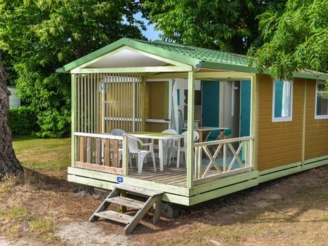Chalet 5 personnes - Chalet Standard 25m² (2 chambres ) + terrasse couverte 5 pers( 2 adultes max)