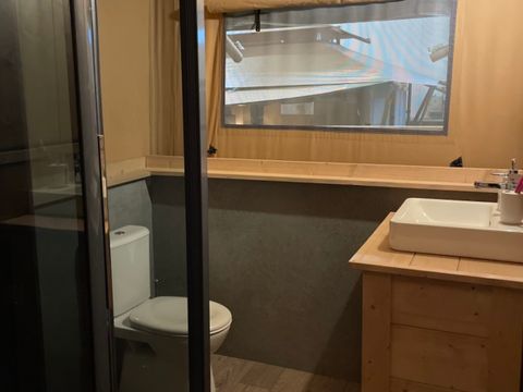 Tente en toile et en bois 6 personnes - Tente safari Flétan