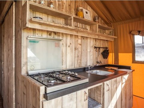 TENTE TOILE ET BOIS 6 personnes - Mouette