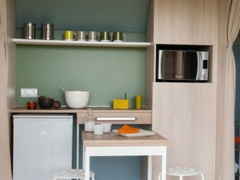 BUNGALOW TOILÉ 4 personnes - Bungalow tente Crevette