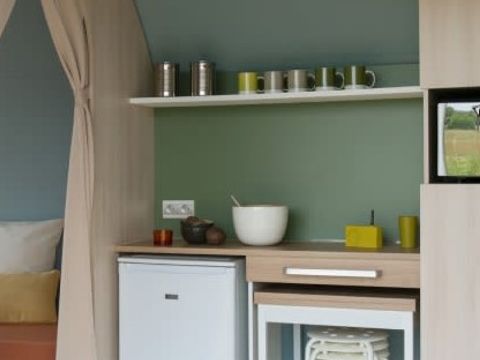 BUNGALOW TOILÉ 4 personnes - Bungalow tente Crevette