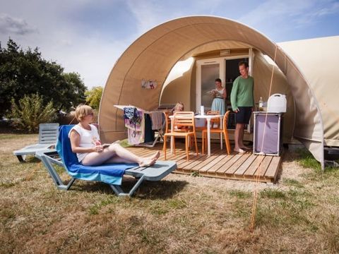 BUNGALOW TOILÉ 4 personnes - Bungalow tente Crevette