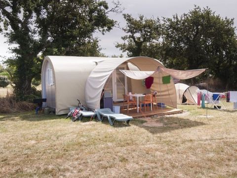 BUNGALOW TOILÉ 4 personnes - Bungalow tente Crevette