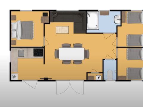 MOBILHOME 6 personnes - Baleine