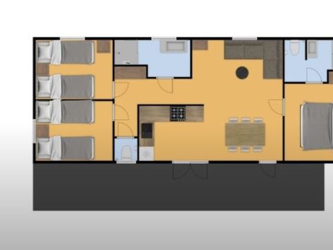 MOBILHOME 6 personnes - Tortue