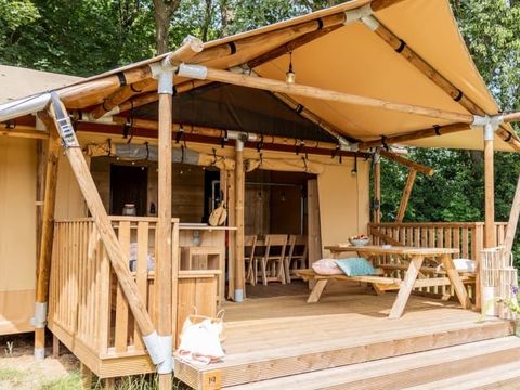 TENTE TOILE ET BOIS 5 personnes - Loubine