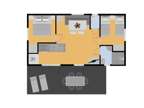 MOBILHOME 4 personnes - Langoustine