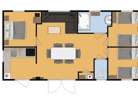 MOBILHOME 6 personnes - Baleine