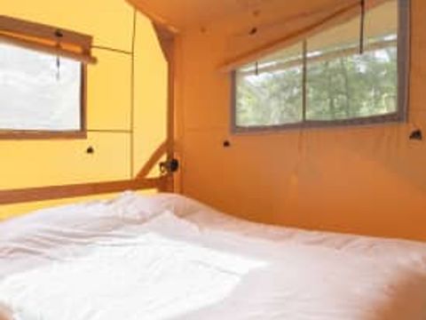 Tente en toile et en bois 6 personnes - Tente safari Flétan
