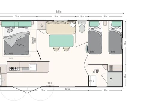 MOBILHOME 5 personnes - Super Mercure Riviera