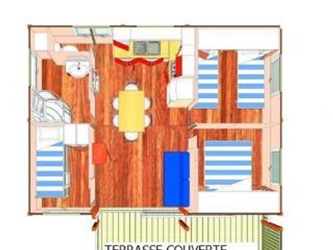Chalet 8 personnes - BOIS avec terrasse