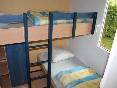 MOBILHOME 4 personnes - MH2 20 m² pas de terrasse - (lits: 1gd + 2 pts superposés)