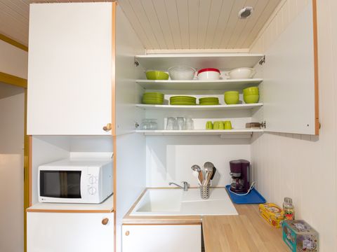 CHALET 5 personnes - Chalet Confort Authentik 34m² - 2 chambres + Terrasse couverte - 5/7 pers