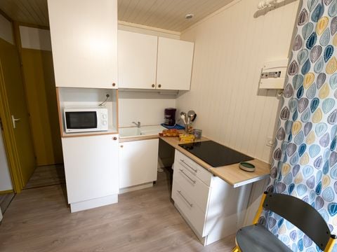 CHALET 5 personnes - Chalet Confort Authentik 34m² - 2 chambres + Terrasse couverte - 5/7 pers