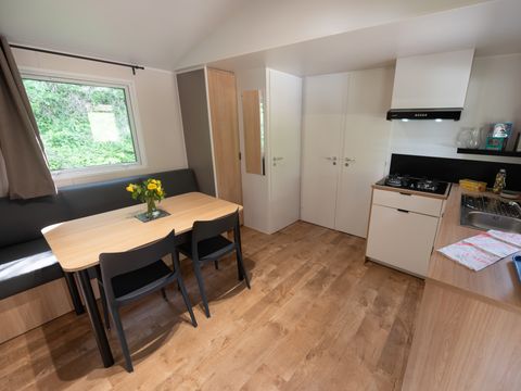 MOBILHOME 6 personnes - Mobil-home Premium Trendy 33m² - 3 chambres + terrasse couverte - 6 pers