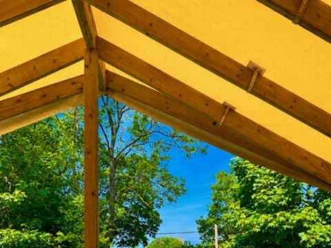 Hébergement 5 personnes - Cabane vue mer