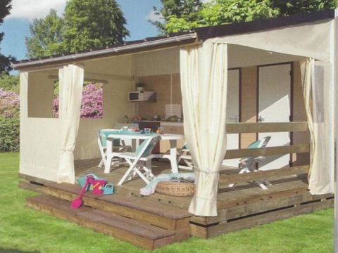 BUNGALOW TOILÉ 4 personnes - BEURDY 20 - sans sanitaires 21 m²