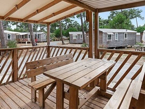 MOBILHOME 6 personnes - Mobil-home | Premium | 3 Ch. | 6 Pers. | Terrasse surélevée | Clim.