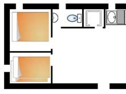 CHALET 6 personnes - Chalet Poisson : 3 chambres, 6 pers