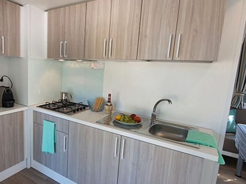 MOBILHOME 6 personnes - Comfort | 3 Ch. | 6 Pers. | Terrasse surélevée | 2 SDB | Clim