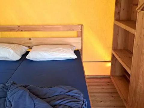 Tente en toile et en bois 5 personnes - Tente Eco Lodge | 2 Ch. | 4/5 Pers. | Sans SDB