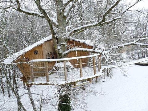 HÉBERGEMENT INSOLITE 2 personnes - Cabane dans les arbres (avec toilettes sèches, sans douche)