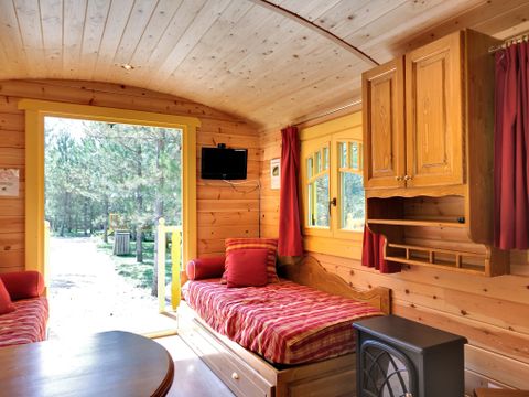 Hébergement 5 personnes - Roulotte