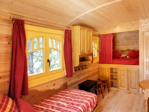 Hébergement 5 personnes - Roulotte