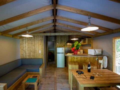 TENTE TOILE ET BOIS 4 personnes - EcoLodge 4 PL