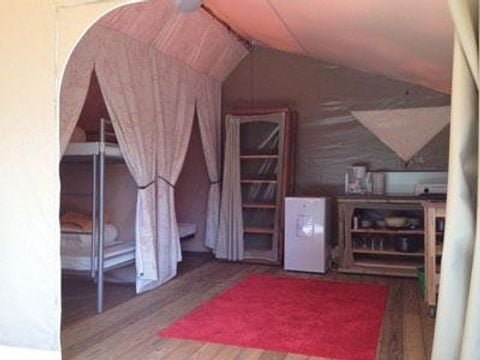 TENTE TOILE ET BOIS 4 personnes - CANADA sans sanitaires