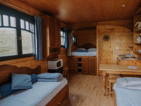 Hébergement 5 personnes - Roulotte Gîte 4/5 pers