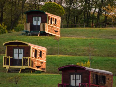 Hébergement 5 personnes - Roulotte Gîte 4/5 pers