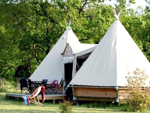 Hébergement 7 personnes - Tipi Lodge 6/7 pers