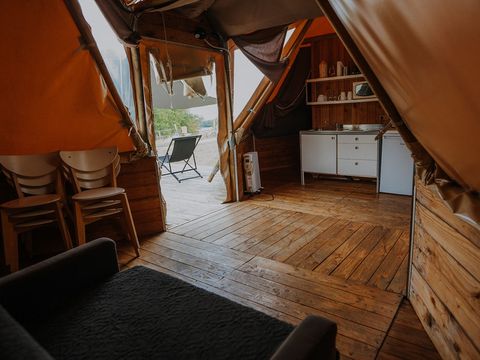 Hébergement 7 personnes - Tipi Lodge 6/7 pers
