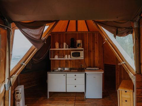 Hébergement 7 personnes - Tipi Lodge 6/7 pers