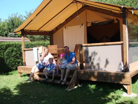 TENTE TOILE ET BOIS 4 personnes - VICTORIA (sans sanitaires)