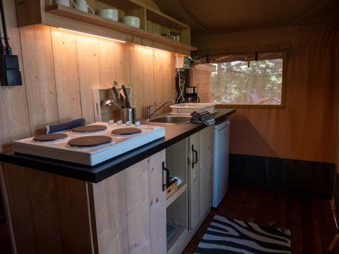 LODGE 4 personnes - Safari Lodge LUXE avec sanitaires