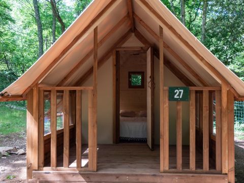 Tente en toile et en bois 2 personnes - Bivouac isolé Rando