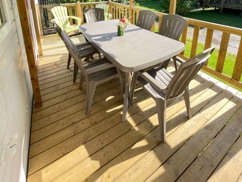 MOBILHOME 6 personnes - Mobil-Home - CONFORT - 3 Chambres - TV - avec terrasse semi couverte