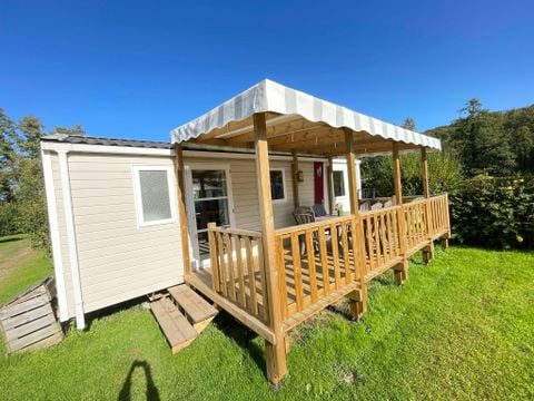 MOBILHOME 6 personnes - Mobil-Home - CONFORT - 3 Chambres - TV - avec terrasse semi couverte