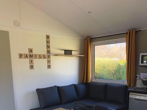 MOBILHOME 4 personnes - PREMIUM - Baby FAMILY - 2 Chambres - TV - avec terrasse, salle de jeux, lave vaisselle