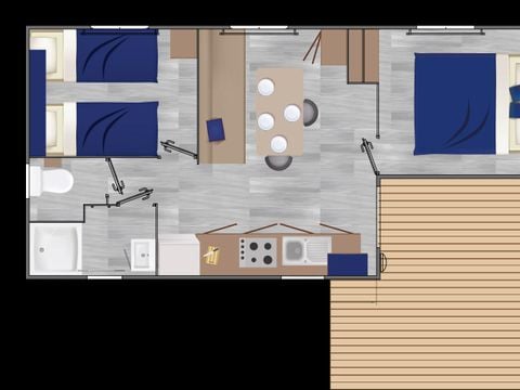MOBILHOME 4 personnes - Cottage