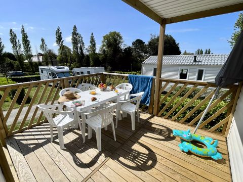 MOBILHOME 4 personnes - Mobil-home Confort 3 Pièces 4 Personnes + TV