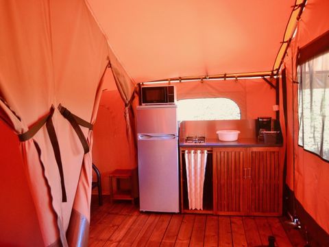 TENTE 5 personnes - Tente lodge non sanitarisée 2 chambres 5 p