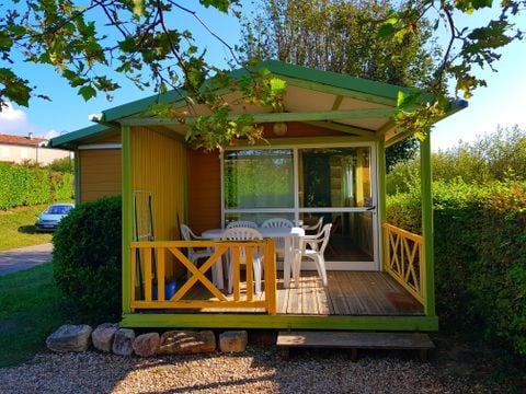 CHALET 4 personnes - 25m² / 2 chambres - Terrasse couverte