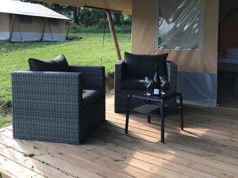 TENTE TOILE ET BOIS 5 personnes - Tente Safari