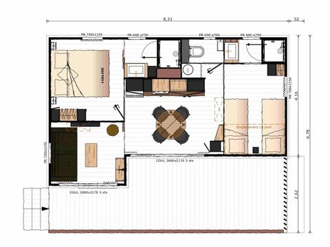 Chalet 4 personnes - Supérieur
